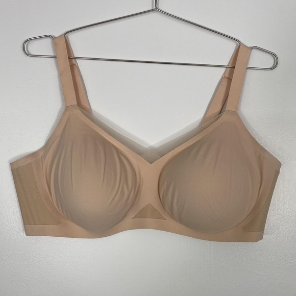 Honeylove Other - Honeylove Bra Womens 2X Nude Crossover Wireless Shaping Full Coverage Smooth